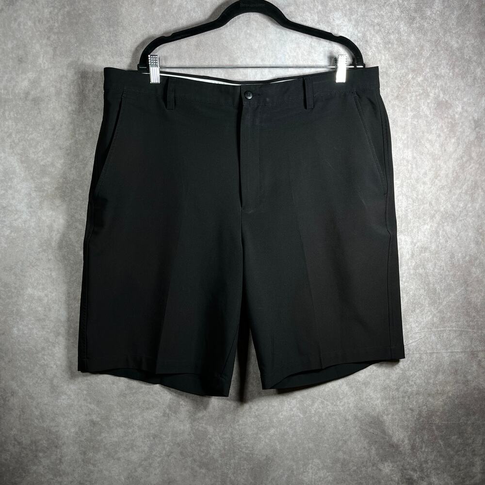 FootJoy Performance Golf Shorts Mens Size 40 Black Chino Flat Front‎ Outdoor
